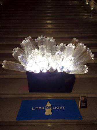Liter of Light at Palais d'Iéna décembre 2015